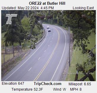 Traffic Cam ORE22 at Butler Hill